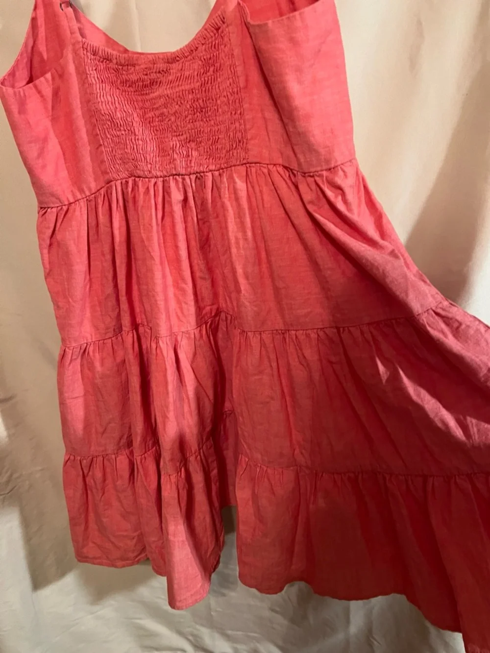 Wrangler Retro Tiered Sleeveless Red Sundress Size M - Picture 9 of 10
